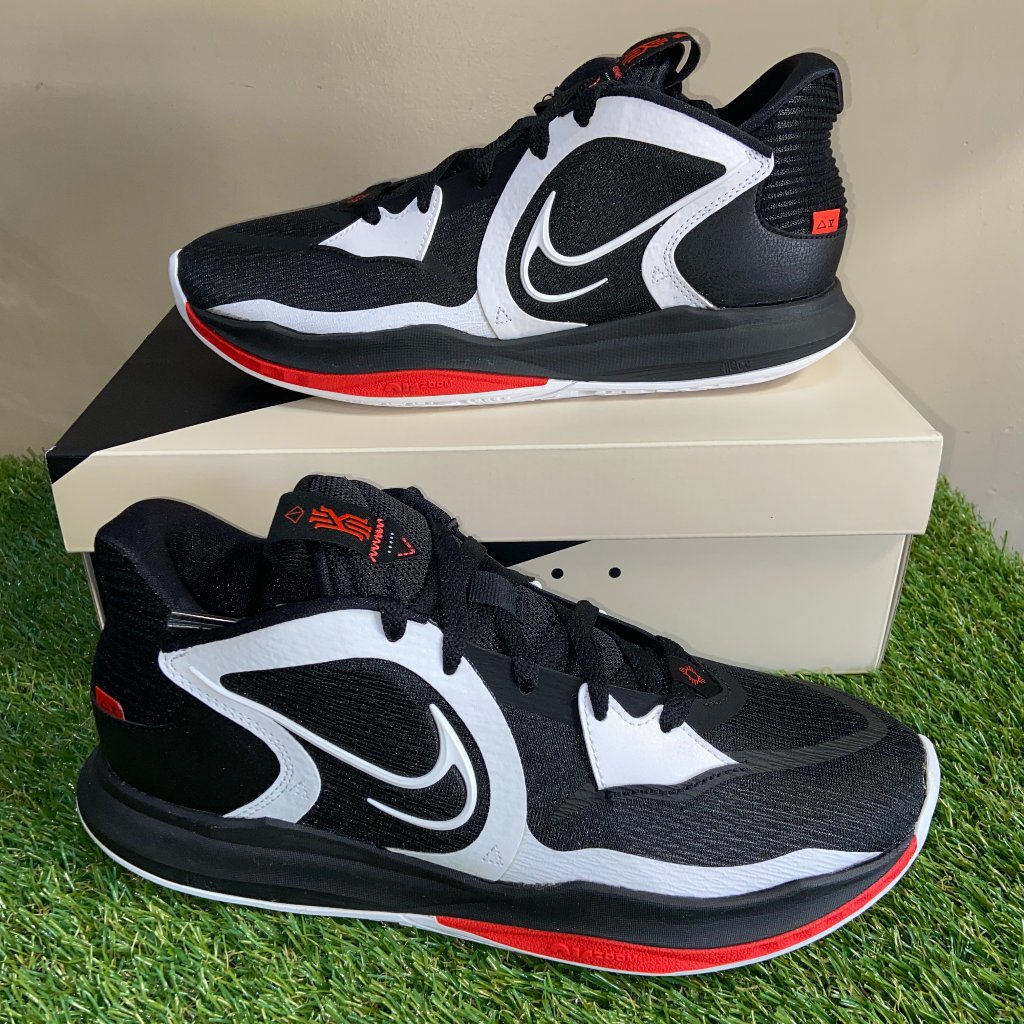 Nike Kyrie Low 5 Dominoes Bred Black Basketball Shoes Mens Dj6012-001 New